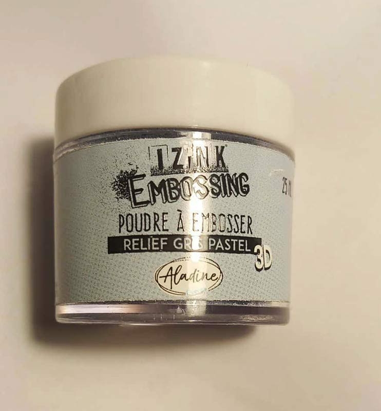 RELIEF GRIS PASTEL ALADINE EMBOSSING POWDER USA PASTEL