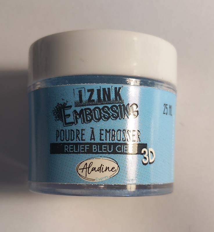 RELIEF BLEU CIEL ALADINE EMBOSSING POWDER USA