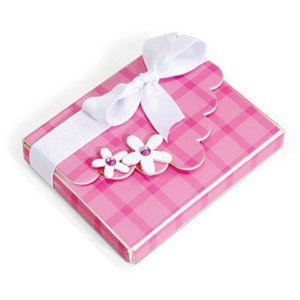 Sizzix ScoreBoards XL Die - Box w Scallop Flap & Flowers 