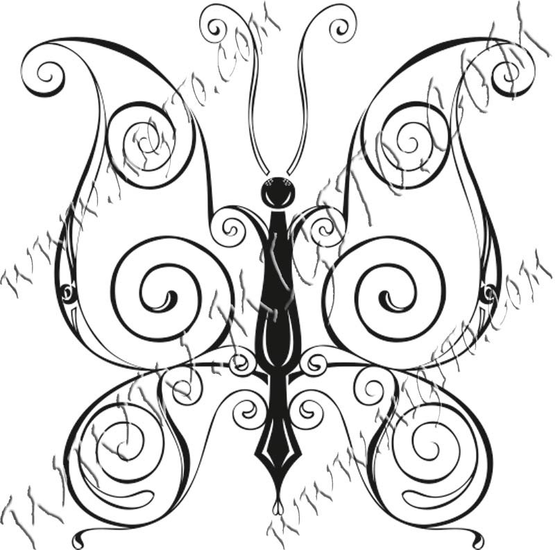 Печат на пеперуда 17