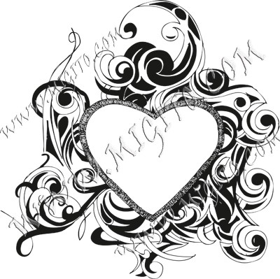 Печат на сърце 2 скрапбучикнг и миксмедия