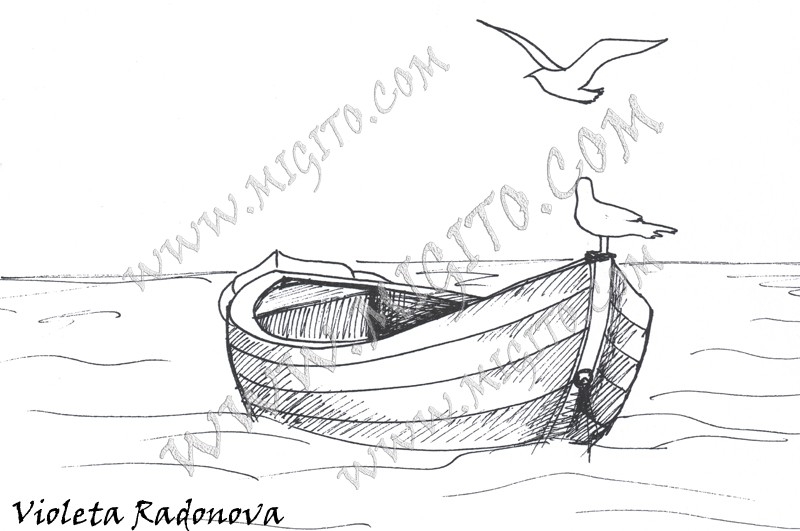 Boat skrapbooking stamps