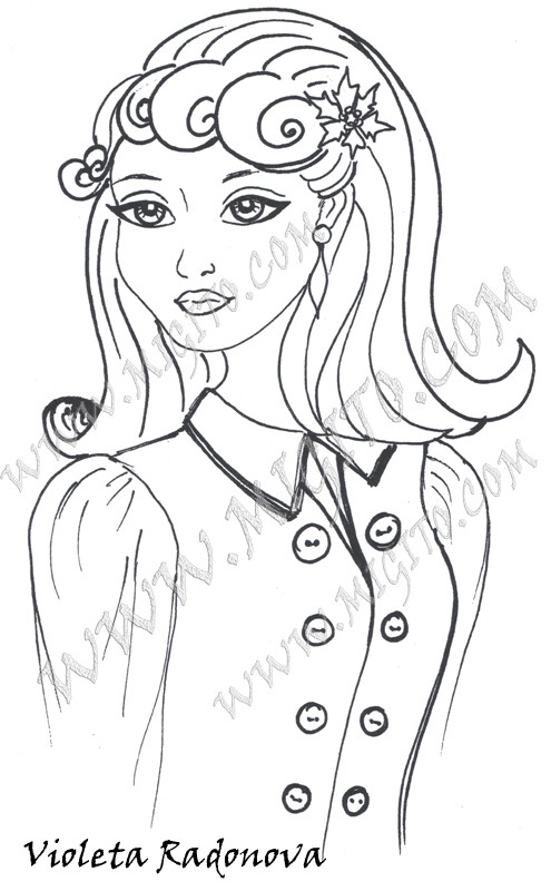 Жена скрапбукинг печат