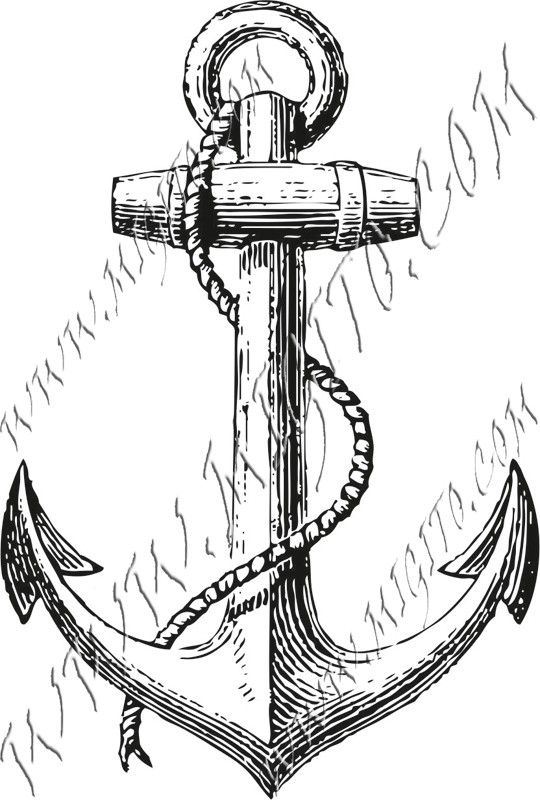 Anchor scrapbooking stamp